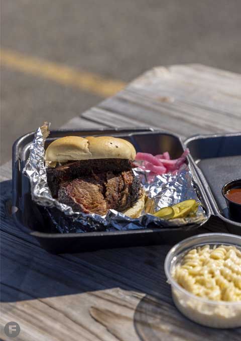 Fox & Fire brisket vert
